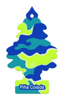 Preview: Wunderbaum Pina Colada Original Duftbaum zum Aufhängen in Baumform mit tropisch-süßem Duft für Auto und Innenräume - Ohne Verpackung